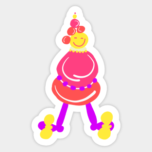 FAT LIKE HAPPY PEPPI Sticker